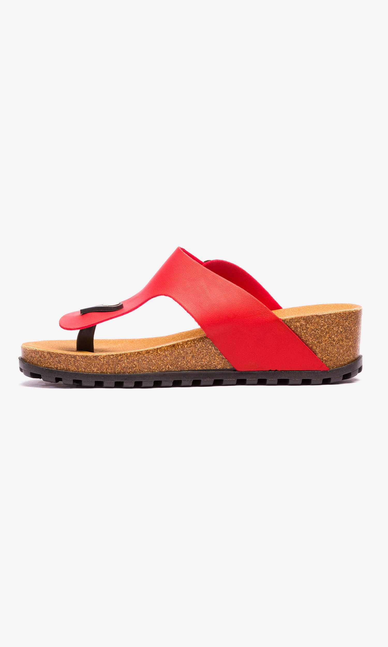 Sandalia Mujer Rojo Razo Chancleta Chancleta